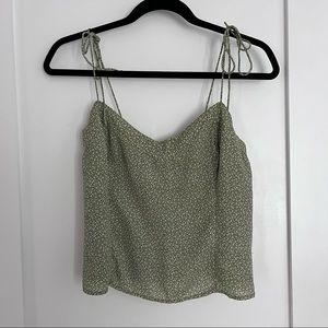 Abercrombie shoulder tie top